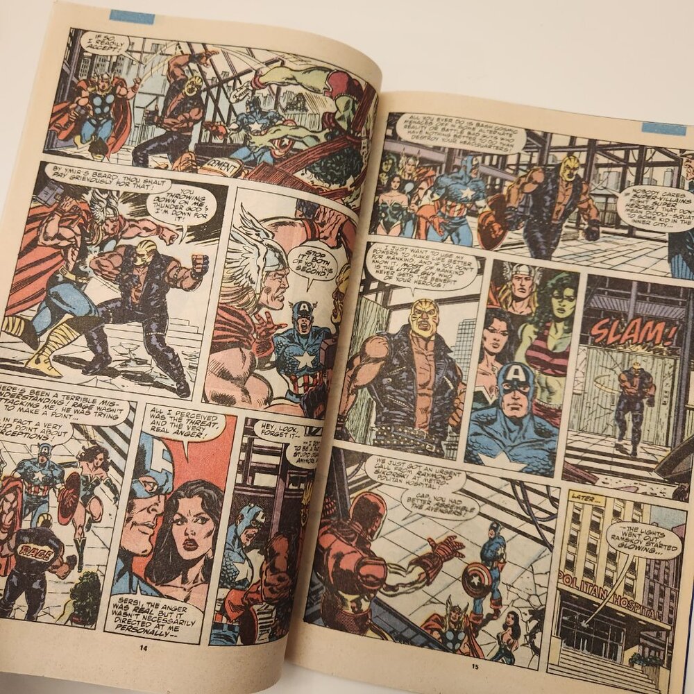 Lot of 5 Avengers Comic Books 322 323 324 325 326 Marvel Comics 1990 X - Picture 6 of 6